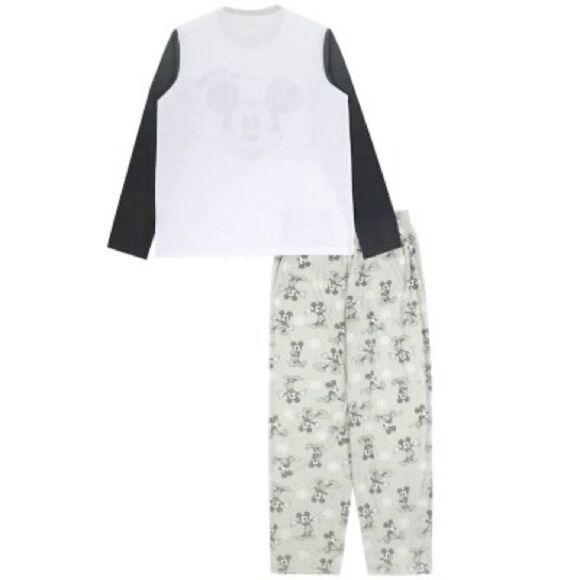 Disney Mickey Mouse Men’s Family Sleep 2 Piece Pajama Set  PJ Christmas Sz M - Picture 2 of 9